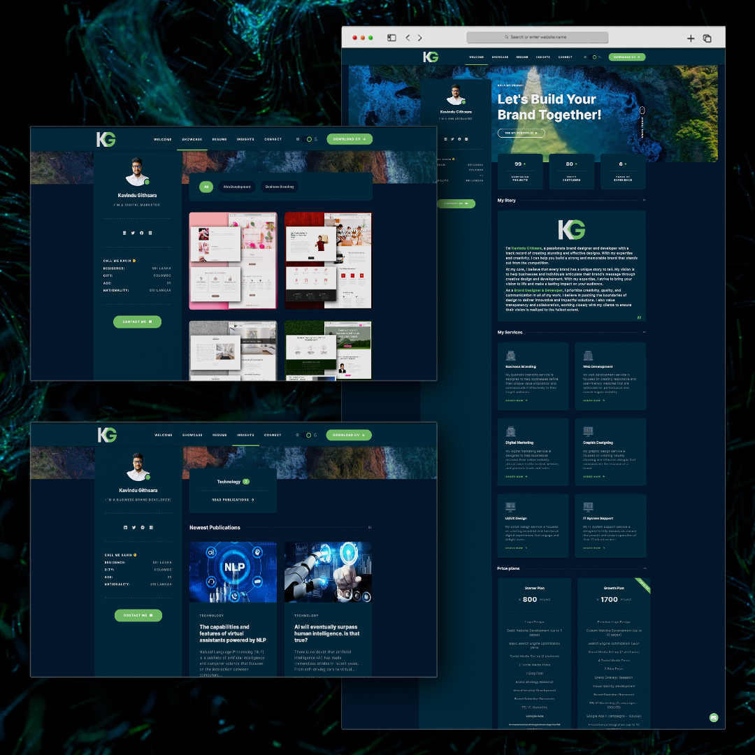 PORTFOLIO – WEB DEVELOPMENT