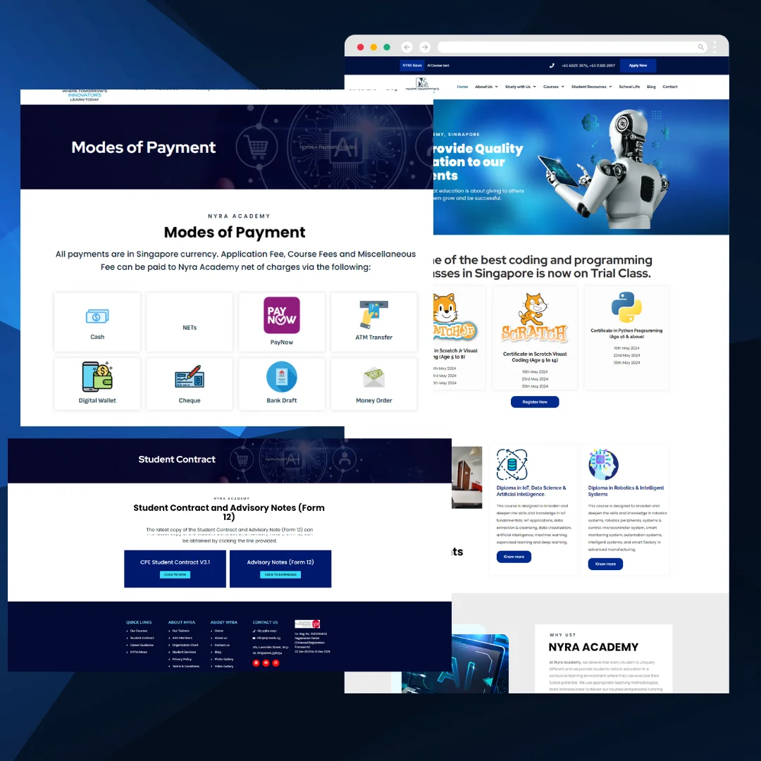 NYRA – WEB DEVELOPMENT